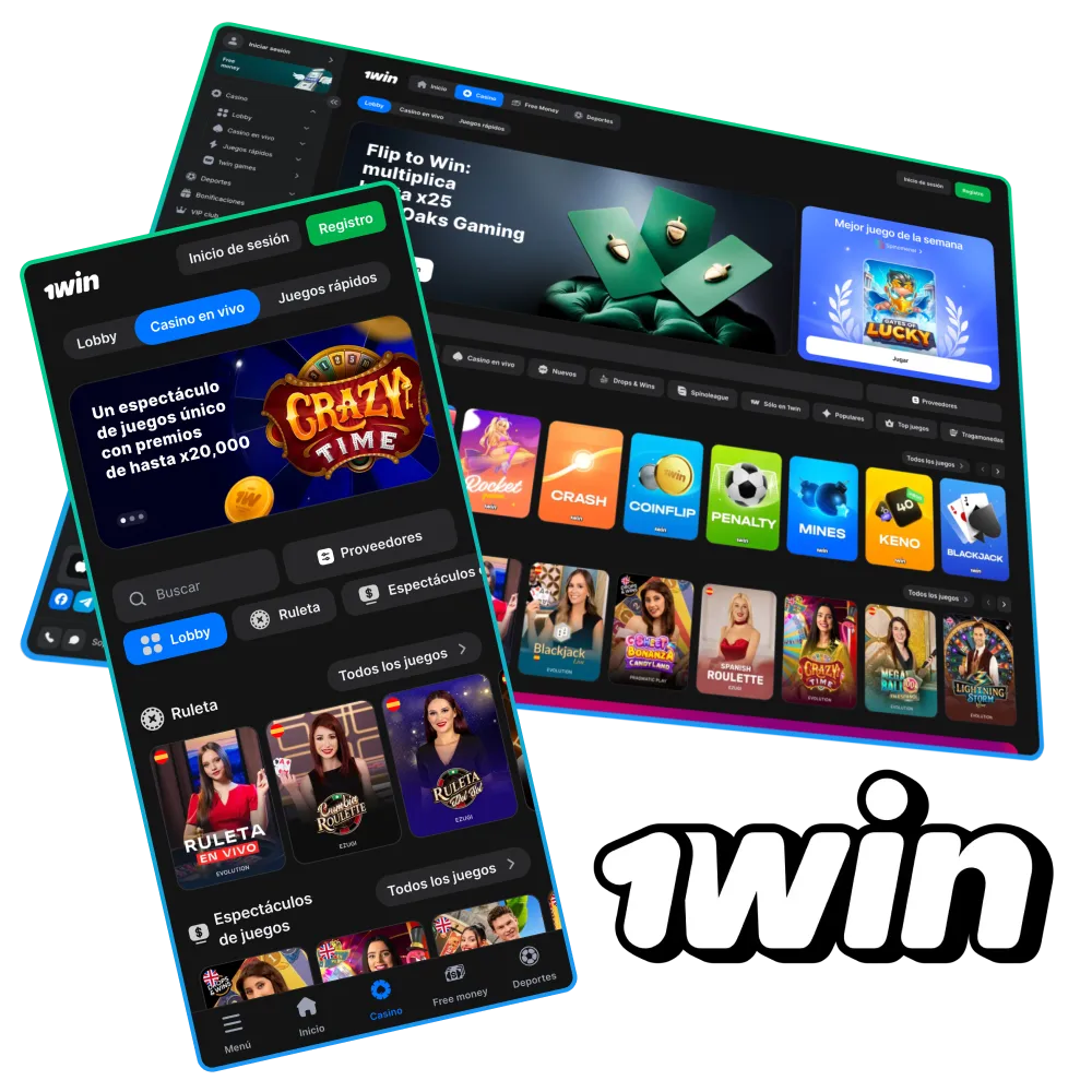 Juega en 1Win México con bono de bienvenida.